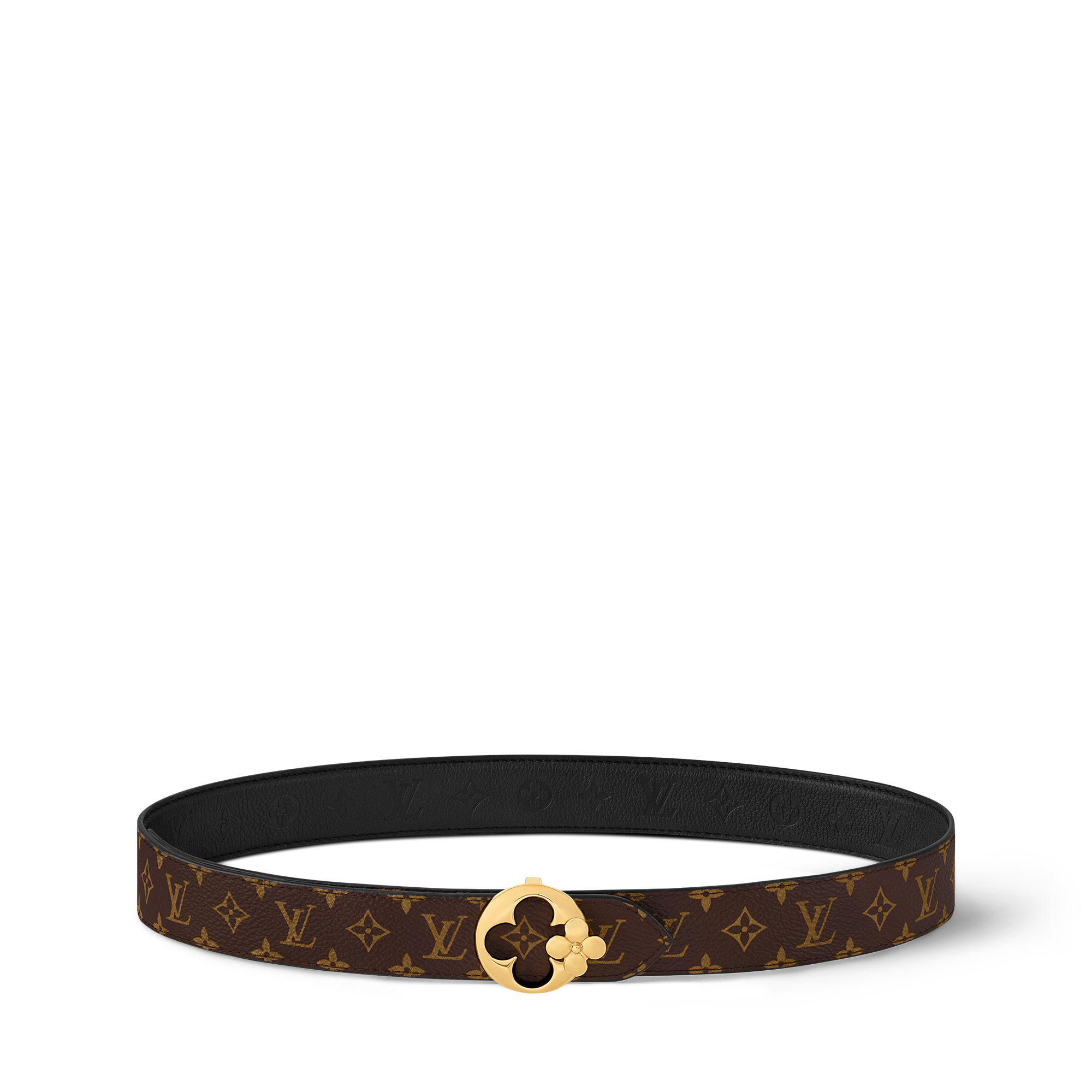 LV Flowergram Round 30mm Reversible Belt Monogram - Accessories